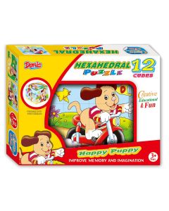 DENIS Puzzle kocke Srećne kuce  12 kocki - 01-656000
