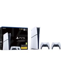 PLAYSTATION Konzola PS5 Digital 825 GB E-Chassis + DualSense White Dzojstik