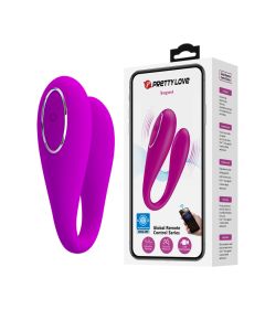 Vibrator za parove aplikacija ljubičaste boje - 014582HP