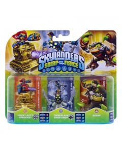 ACTIVISION BLIZZARD Skylanders SWAP Force Triple Pack C (Star Strike + Gill Grunt + Trigger Happy) - 018880