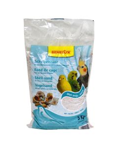 BENELUX Beli pesak sa školjkama za ptice 5kg - 3012889