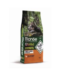 MONGE Hrana za pse BWild Grain Free Puppy & Junior pačetina i krompir 12kg - 8009470011747