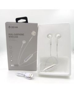 DEVIA Bluetooth slušalica Smart Series dual, bela - 183