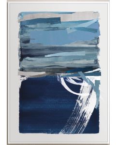 DEKOR DOM Slika sa ramom 40x60cm Blue Tornado - 022857