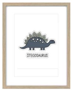 DEKOR DOM Slika sa ramom Kids 27x37cm Stegosaurus - 022884