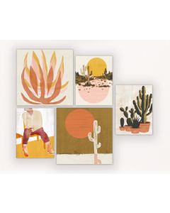 DEKOR DOM Slika Pizza box 5u1 Cactus - 022889