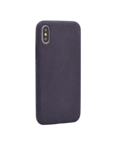 Maska za iPhone X Leather Plain plava