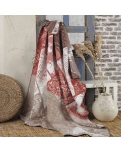 DEKOR DOM Ćebe ECO BLANKET 200x230 - 24145D - Beige/Terra