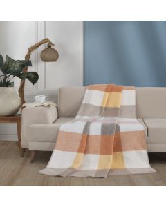 DEKOR DOM Ćebe ACRYLIC PLUS 150x200 - 24106-A - Orange Square - 024956