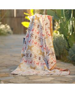 DEKOR DOM Ćebe ECO BLANKET 150x200 - JS25404B - Yellow Reindeer