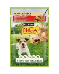FRISKIES Vlažna hrana za pse Dog govedina i šargarepa 85g - 8445290750822