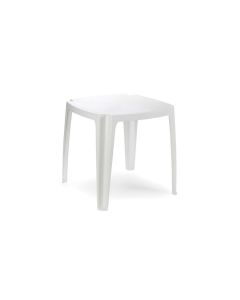 IPAE-PROGARDEN Baštenski plastični sto Tavolo - beli 75 × 75 × 72 cm - 029091
