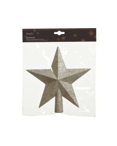 DEKOR DOM Novogodišnji vrh za jelku 19cm Zvezda 029547 - 043328