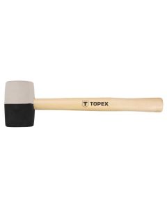 TOPEX Čekić gumeni crno/beli 450g - 02A354