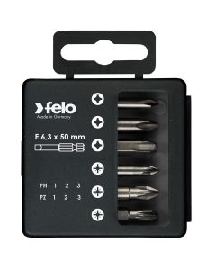 Felo Set bitova Industrial Bit-box Profi 50 mm PH/PZ 03291516 6 kom - 03291516