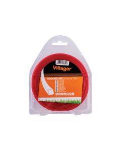 VILLAGER Silk za trimer 3.0mm x 15m - četvrtasta nit - 034055