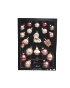 DECORIS Stakleni ukrasi za jelku 1/20 037804 - 037804