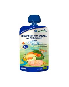 Fleur Alpine organski pire od povrća sa lososom, 8+, 100gr - 000393-1