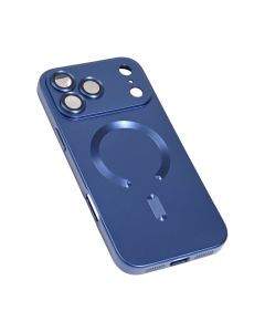 Maska za iPhone 17 Pro Max 6.9 tamno plava Magsafe Chrome