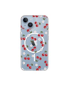 Maska za iPhone 13/14 6.1 Cute Cherries Print Magsafe
