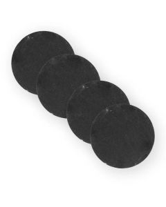 DEKOR DOM Podmetač za čaše STONE 10cm 4kom - Black - HML - 040510