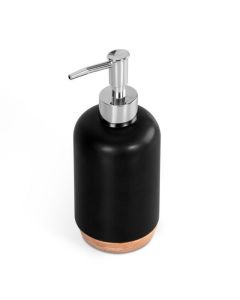 DEKOR DOM Dozer za sapun 0.38l Jupiter, crna - 040514