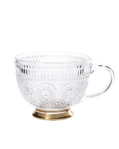 DEKOR DOM Šoljica BARREL 0.36l Gold - HML - 040516