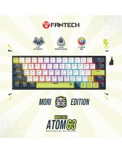Tastatura Mehanicka Gaming Fantech MK874V2 RGB Atom 63 Mori White (taro switch)