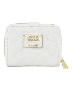 LOUNGEFLY Star Wars White Gold Rebel Wallet - 048298