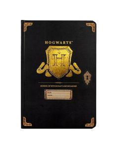 BLUE SKY Harry Potter A5 Casebound Notebook - Hogwarts Shield - 050579