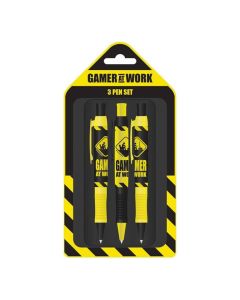 PYRAMID INTERNATIONAL Gamer at Work 3 Pen Set - 051921