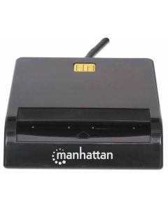 USB smart card reader Manhattan 102049, black