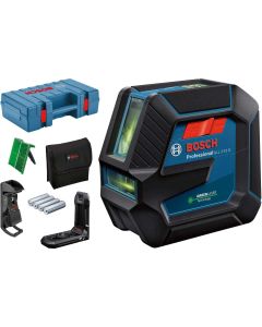 BOSCH Linijski laser sa zelenim zrakom GLL 2-15 G sa magnetnim nosačem sa štipaljkom u koferu - 0601063W02