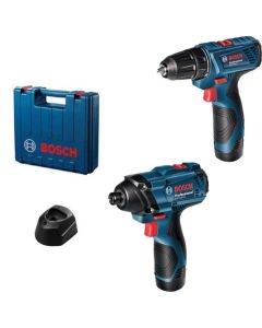 BOSCH Set akumulatorskih alata GSR 120-Li + GDR 120-LI + GAL 12V-20 u koferu