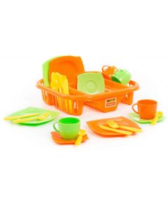 POLESIE Kuhinjski set za decu Ocedjivač i posuđe - 29 delova