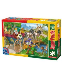D-TOYS Puzzle Mačak u čizmama - 240 delova - 07-60488-03