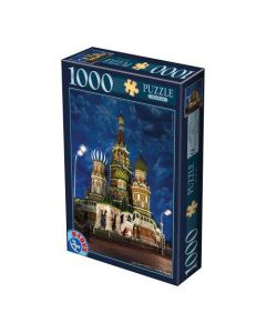D-TOYS Puzzle Saint Basils Cathedral, Russia - 1.000 delova - 07-64301-10