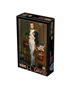 D-TOYS Puzzle J.-L. David: The emperor Napoloen in his study - 1.000 delova - 07-72719-02