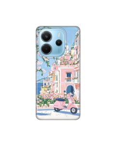 Maska za Xiaomi Redmi Note 14 4G (SRB) Pink Italy Silikonska Print
