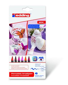 EDDING Markeri za porcelan E-4200 1-4mm 1/6, tople boje