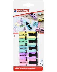 EDDING Mini signiri E-7 Pastel u blisteru 1/5