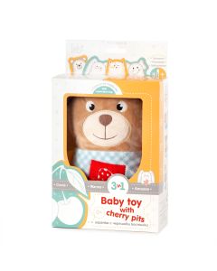 AMEK TOYS Meda igračka sa košticama od trešanja - 098400