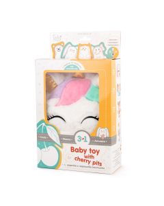 AMEK TOYS Jednorog igračka sa košticama od trešanja - 098405
