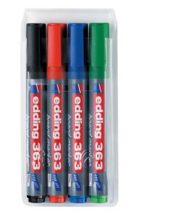 EDDING Marker za belu tablu E-363 1-5mm, kosi vrh, set 1/4
