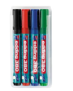 EDDING Flipchart marker E-380 1,5-3mm, zaobljeni, set 1/4