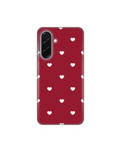 Maska za Samsung A366B Galaxy A36 5G Burgundy Hearts Silikonska Print Skin