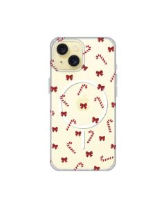 Maska za iPhone 15 6.1 Candy Bows Print Magsafe