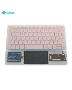 Tastatura Coteci Punk 84013 Wireless touchpad transparent pink