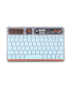 Tastatura Coteci Punk 84012 Wireless transparent plava