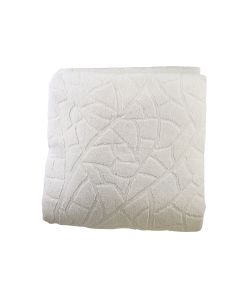 DEKOR DOM Frotir prekrivač STONE 145x200 - IVORY - 26